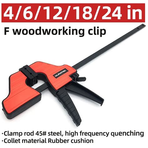 Woodworking Clamp Duratec Heavy Duty F Clamp Inch Wood