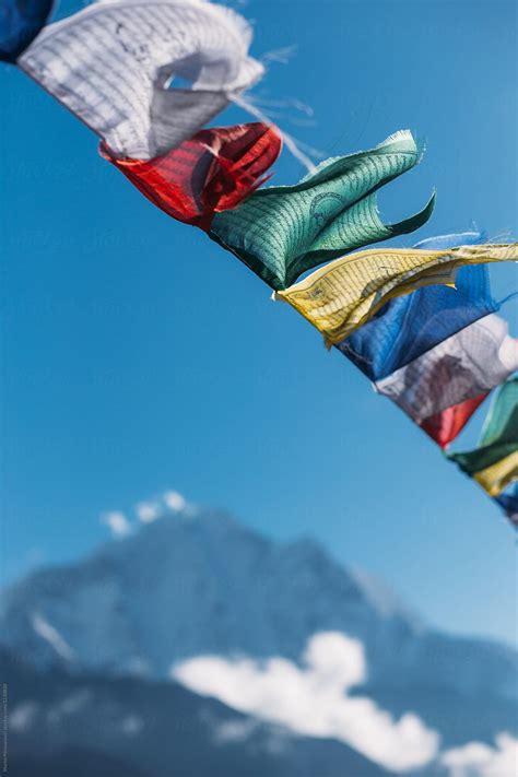 "Buddhist Prayer Flags" by Stocksy Contributor "Marko" - Stocksy