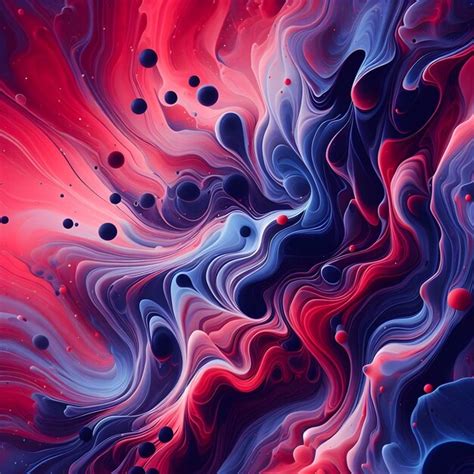 Premium Photo | Fluid abstract background color indigo art behance