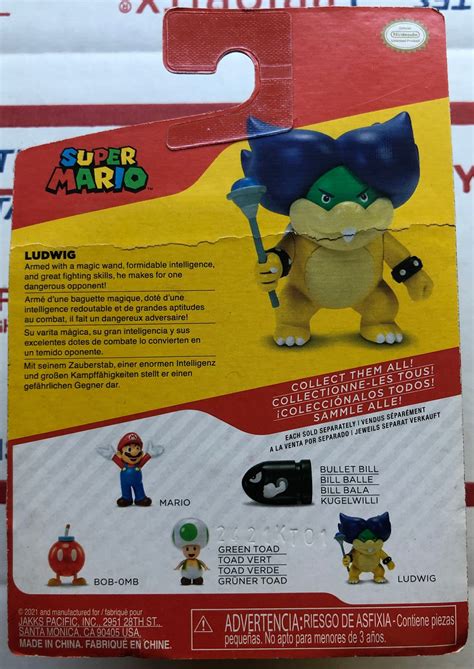 Jakks Super Mario Ludwig Koopa Koopaling 25” Inch Articulated Figure