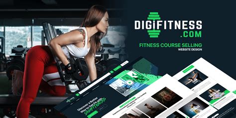 Digifitness Fitness Course Selling Website Design Figma Community