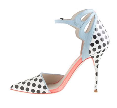 Sophia Webster For J Crew Penelope Heel In Polka Dot For Summer