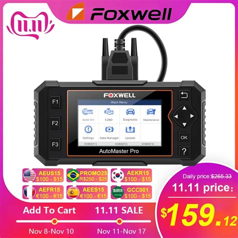 Foxwell Esc Ner Automotriz Nt Elite Obd Revisi N De Todos Los