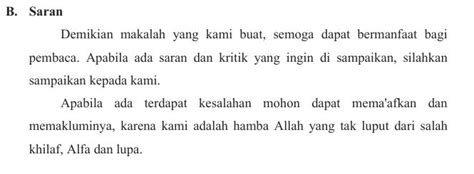 Contoh Kata Pengantar Makalah Yang Baik Dan Benar Berbagai Contoh