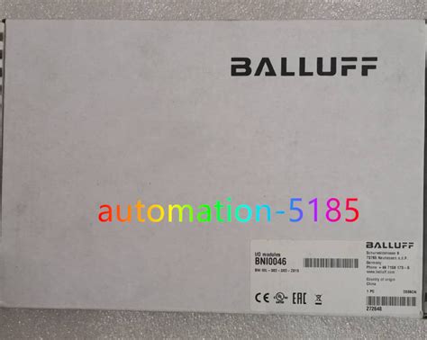 Bni Bni Iol S Z Balluff Sensor Brand New Fast Shipping Ebay