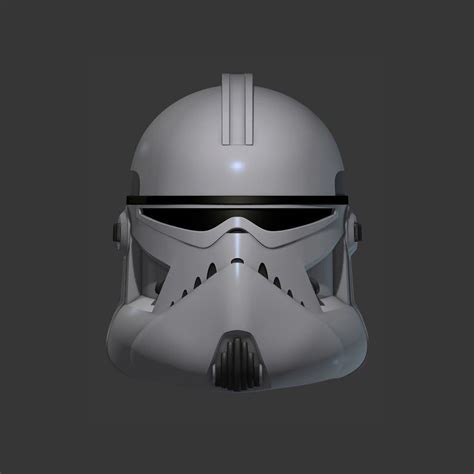 Clone Trooper Assassin Cosplay Helmet D Print Model Etsy Clone