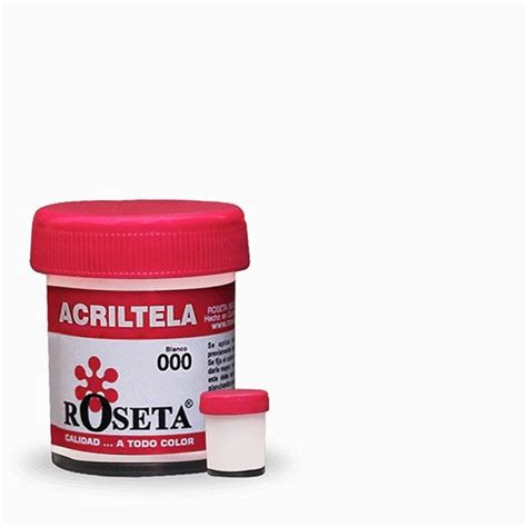 Acriltela Mate Blanco De Centimetros Cubicos Roseta Pintulac