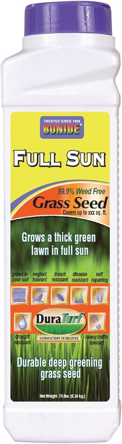 Bonide Grass Seed 60200 Full Sun Grass Seed 75 Lb Patio