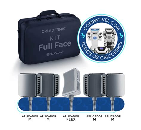 Kit Full Face Para As Todas Vers Es Do Criodermis Medical San Bcmed