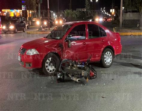 Joven Motociclista Resulta Lesionado En Accidente Vial NTR Zacatecas