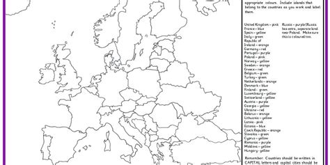 Europe Countries Printables Map Quiz Game Europe Map Printable Images