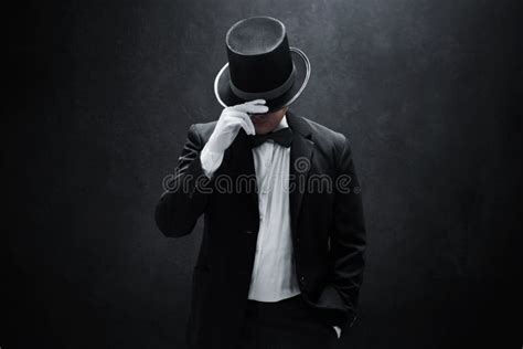 Mysterious Man in Black Suit on Dark Backgrounds Stock Photo - Image of ...