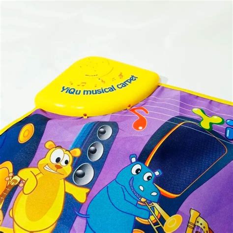 Tapete Musical Infantil Baby Sons De Animais Luz Feira Da