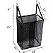 ALYER Wall Hanging Mesh Laundry Hamper Over The Door Large Storage Bag