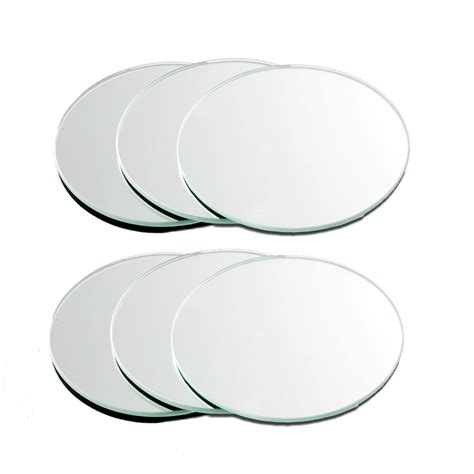 Lot De Miroirs Autocollants Rond X Cm Plexi Miroir