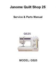 Janome Service Manuals