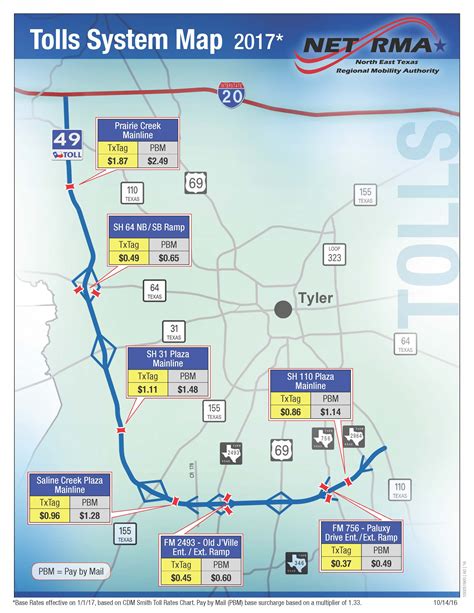 Us Toll Road Map