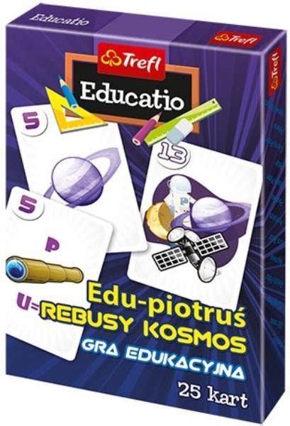 Karty Trefl Edu Piotru Rebusy Kosmos Trefl Sklep Empik