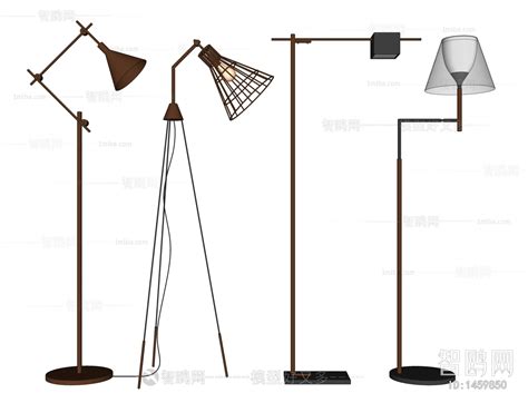 Modern Floor Lamp Sketchup Model Download Model Id911959893 1miba