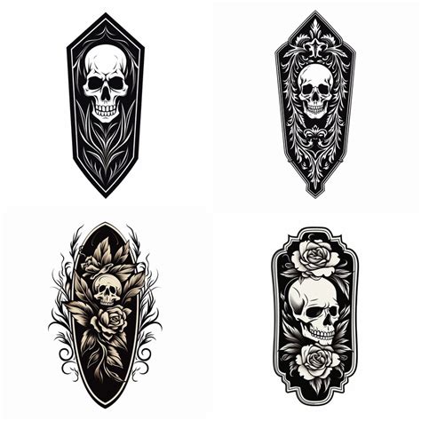 Black Coffin Tattoo Png Coffin Tattoo Ideas Coffin Tattoo Design