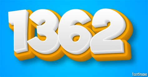 text effect  logo design number