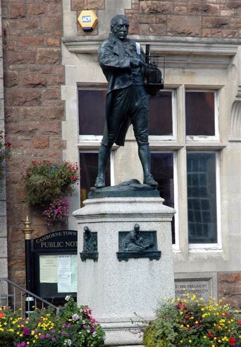 Trevithick Statue - Camborne | Images of Cornwall | Statue, Cornwall ...