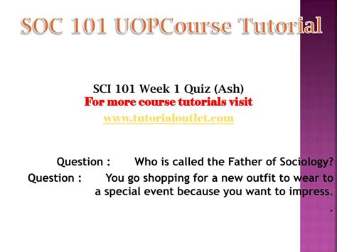 Ppt Soc Course Tutorial Tutorialoutlet Powerpoint Presentation