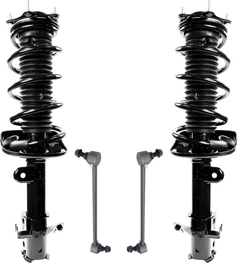 Detroit Axle Front Struts Coil Springs Sway Bar Links Replacement