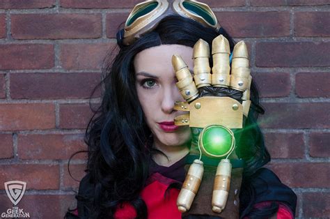 Kyla Cosplay - Asami Sato - Equalist glove by TheKnightAngel on DeviantArt