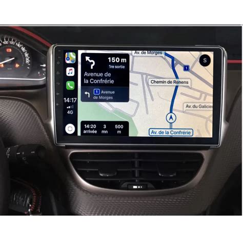 Autoradio Peugeot Android Auto Sans Fil Apple Carplay Gps Bluetooth