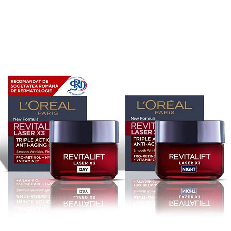 Set L Oreal Paris Revitalift Laser Crema Antirid De Zi 50 Ml Crema