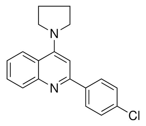 2 4 Chloro Phenyl 4 Pyrrolidin 1 Yl Quinoline Aldrichcpr Sigma Aldrich