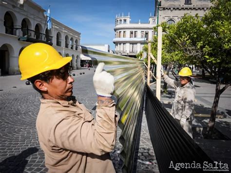 Comenzaron las obras para la refacción y puesta en valor de la plaza 9