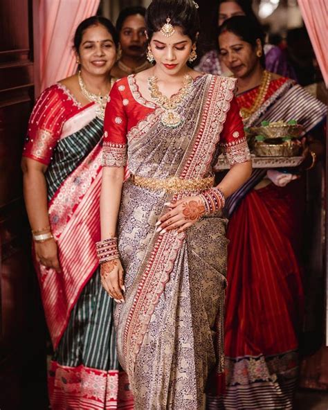 35 Bridal Pattu Sarees Worn By Real Brides Saree Designs Wedding