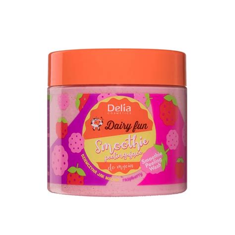 ДЕЛИА КОЗМЕТИКС DAIRY FUN ПИЛИНГ СМУТИ ЗА ТЯЛО МАЛИНА 350 гр DELIA