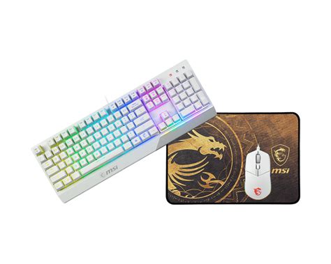 MSI VIGOR GK30 WHITE BUNDLE - НАЧНИ СВОЮ ИГРУ | ПЕРИФЕРИЙНЫЕ УСТРОЙСТВА MSI