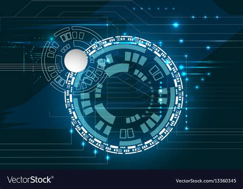 Abstract Technical Background 4 Royalty Free Vector Image