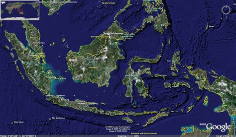 indonesia photo satellite maps