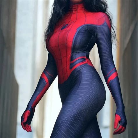 Spiderman BodySuit Women Costume Spider Man Cosplay Clothing Spider