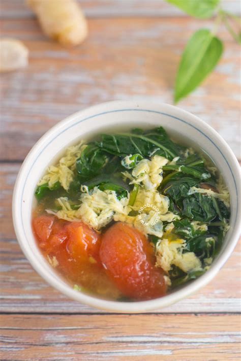 Spinach Egg Drop Soup Recipe