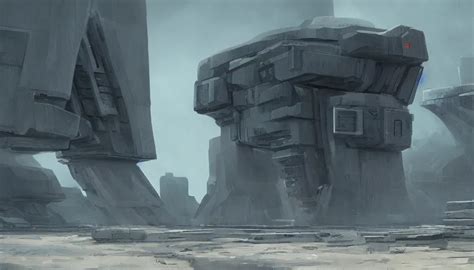 Scifi Big Brutalist Base Jama Jurabaev Greig Fraser Stable