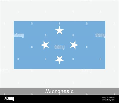 National Flag Of Micronesia Micronesian Country Flag Federated States Of Micronesia Detailed