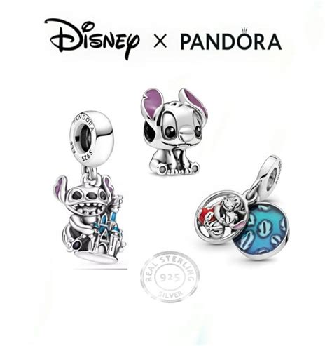 Genuine Disney S Lilo And Stitch Pandora Charms Dangles S Sterling