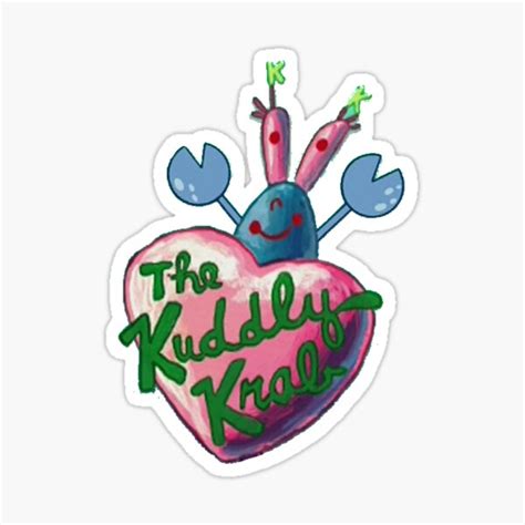 The Kuddly Krab Sticker For Sale By Serasriracha Redbubble