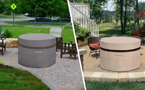 Amazon PATIOASIS Round Fire Pit Cover 36 Inch Heavy Duty