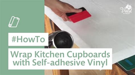 How To Wrap Kitchen Cupboards With Self Adhesive Vinyl Youtube