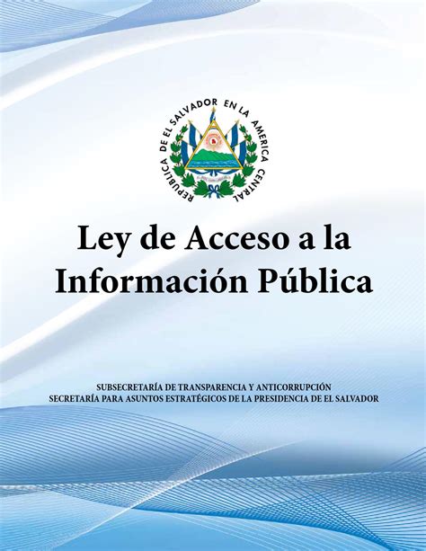 Ley de Acceso a la Información Pública by Transparencia Activa Issuu