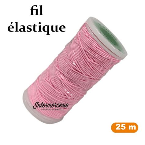 Fil Coudre Lastique Rose Intermercerie