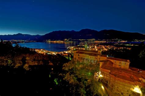 Download Locarno Nighttime Panorama Wallpaper