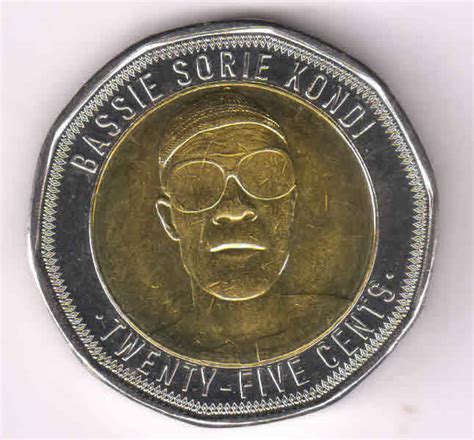 Sierra Leone 25 Cents 2022 Unc Bimetal Coin KB Coins Currencies